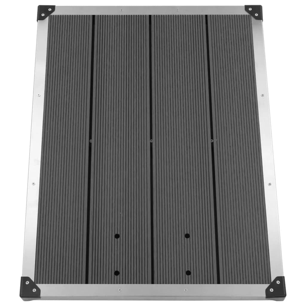 Vrtni tuš s sivim podstavkom 220 cm aluminij - slika 12