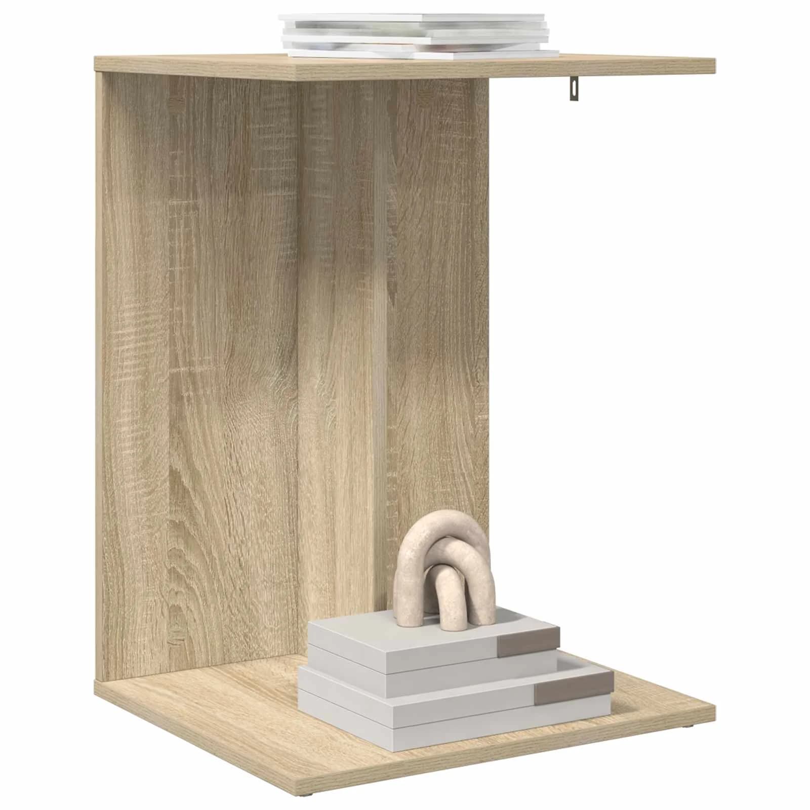 Stranska miza Sonoma hrast 45 x 40 x 62,5 cm Inženirski les - slika 3