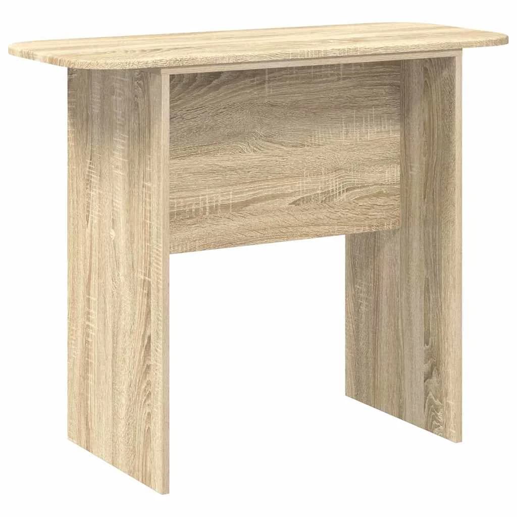 Konzolna miza Sonoma hrast 93 x 40 x 75 cm Inženirski les - slika 2