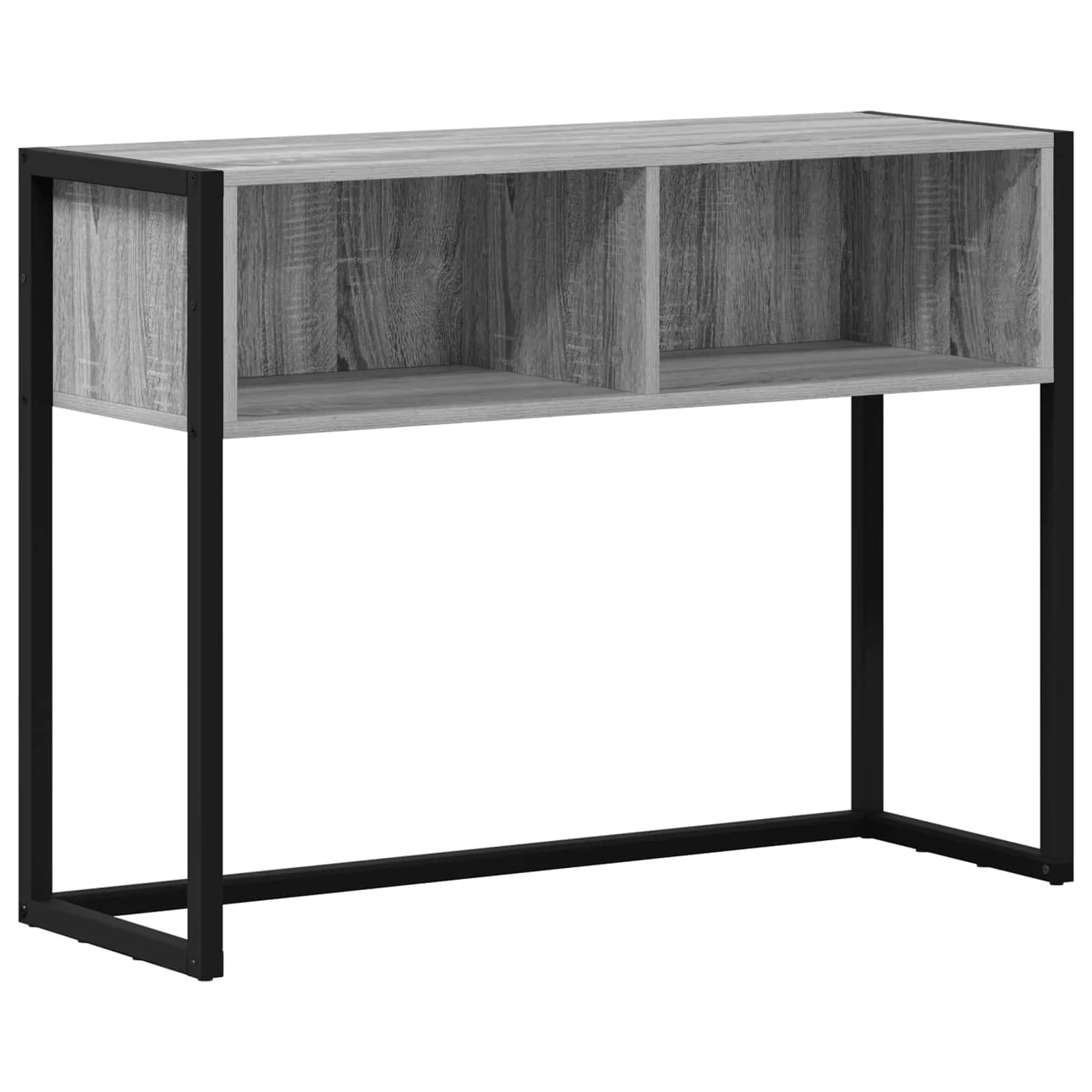 Stranska miza Siva Sonoma 100 x 36 x 75 cm Inženirski les - slika 2