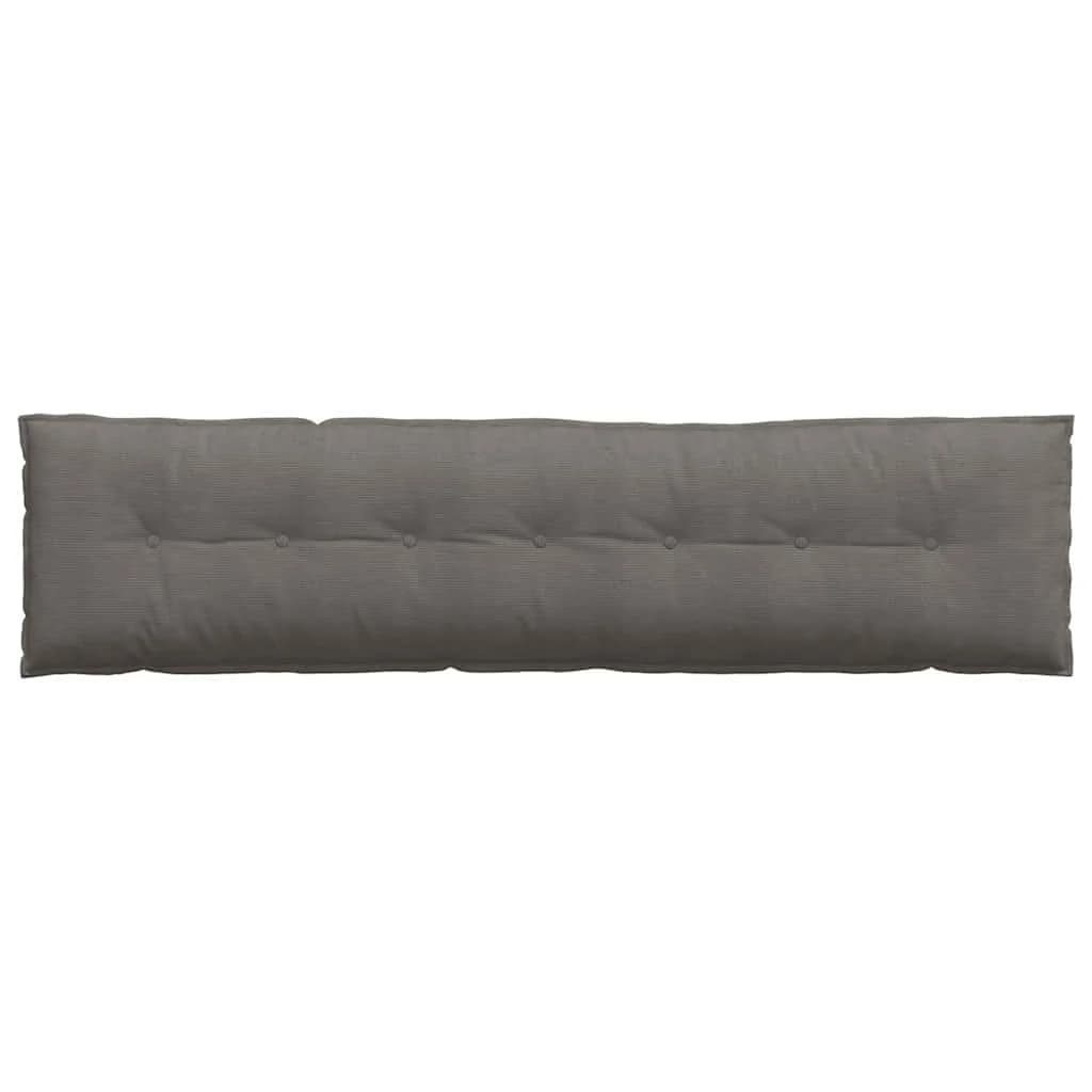 Poglavni vzglavnik Svetlo siva 200 x 50 cm Žametna tkanina - slika 6