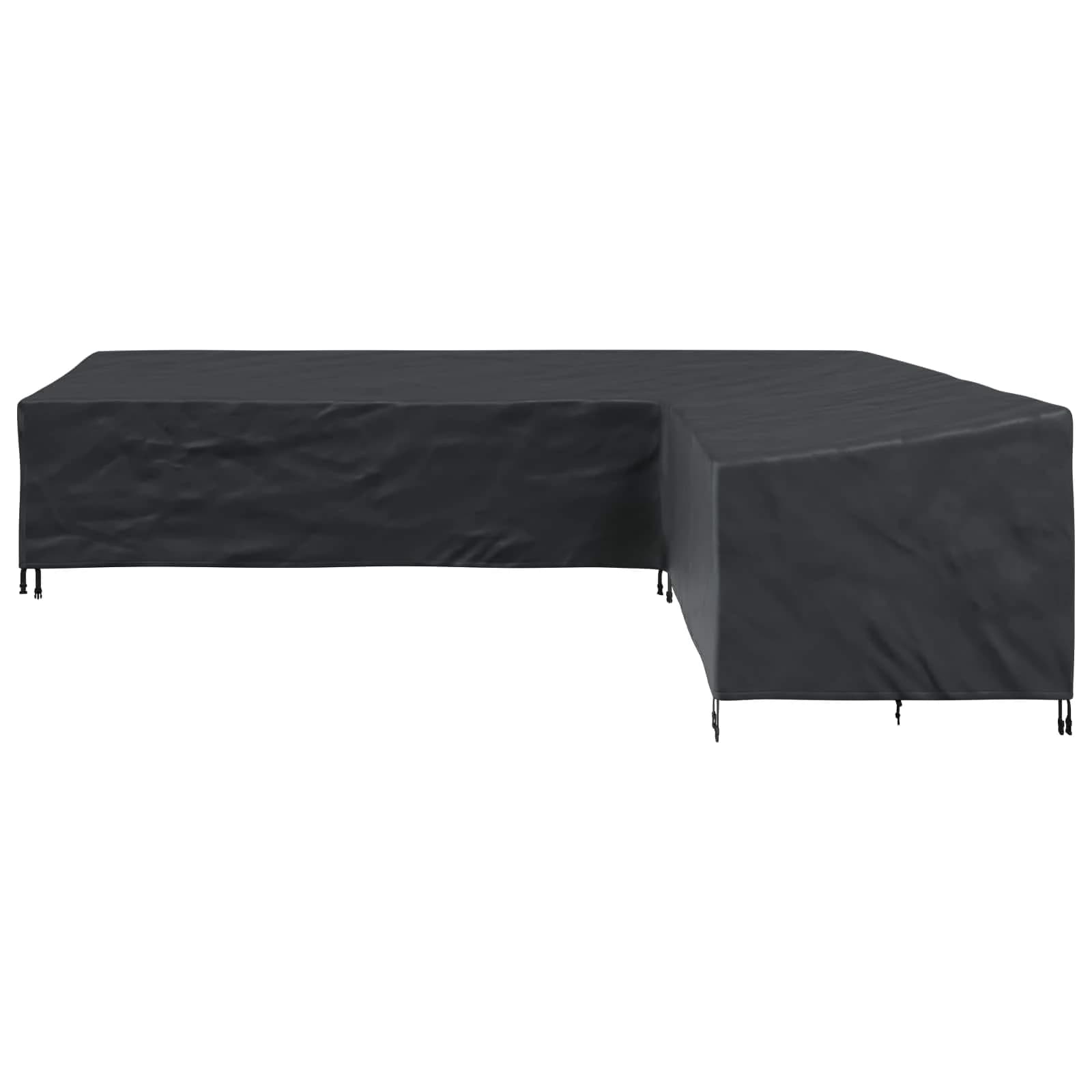 Prevleka za pohištvo Črna 355 x 275 x 80 cm 210D Oxford tkanina - slika 8