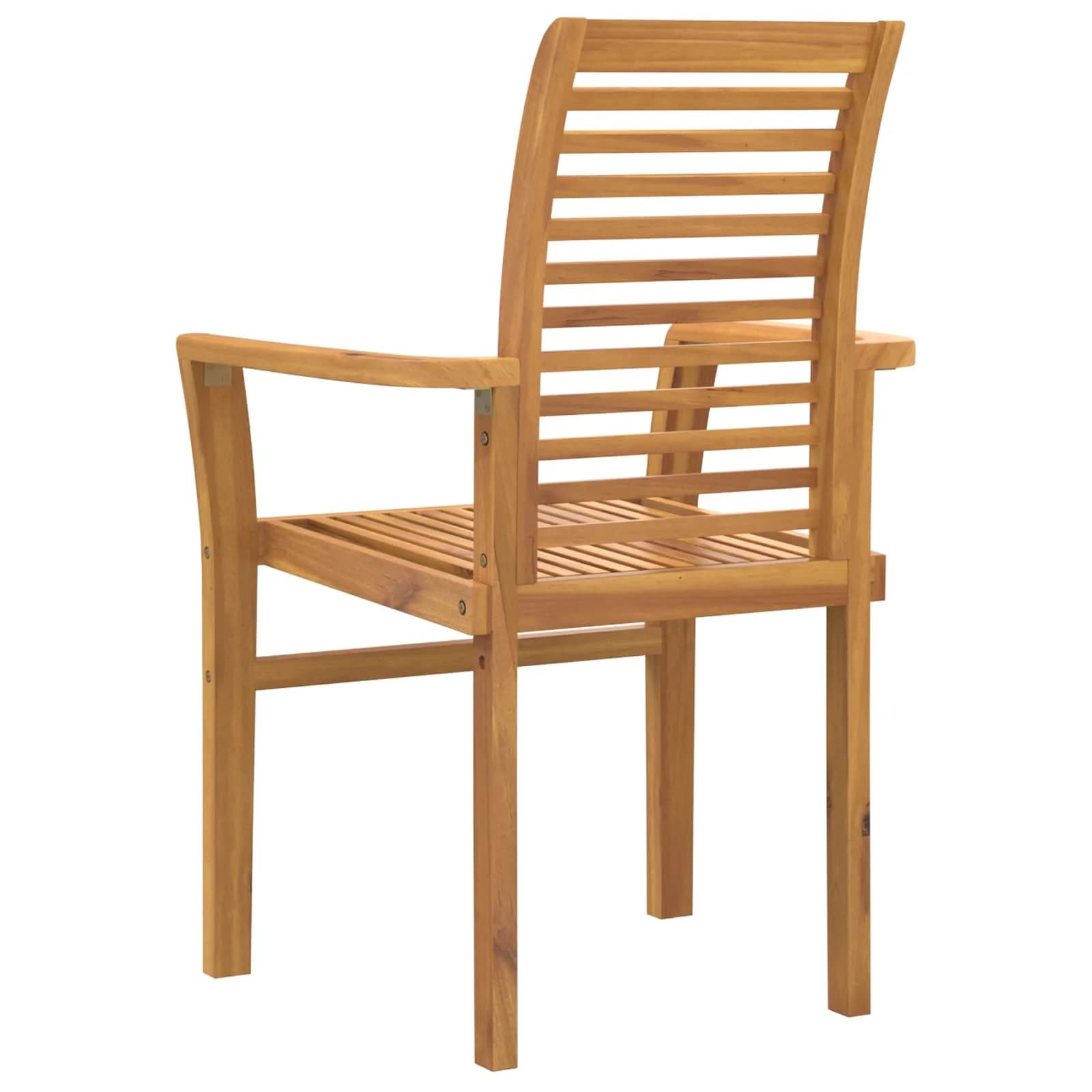 Jedilni stol 4 kos Trden tikov les Rjava 62 x 55 x 94 cm - slika 7