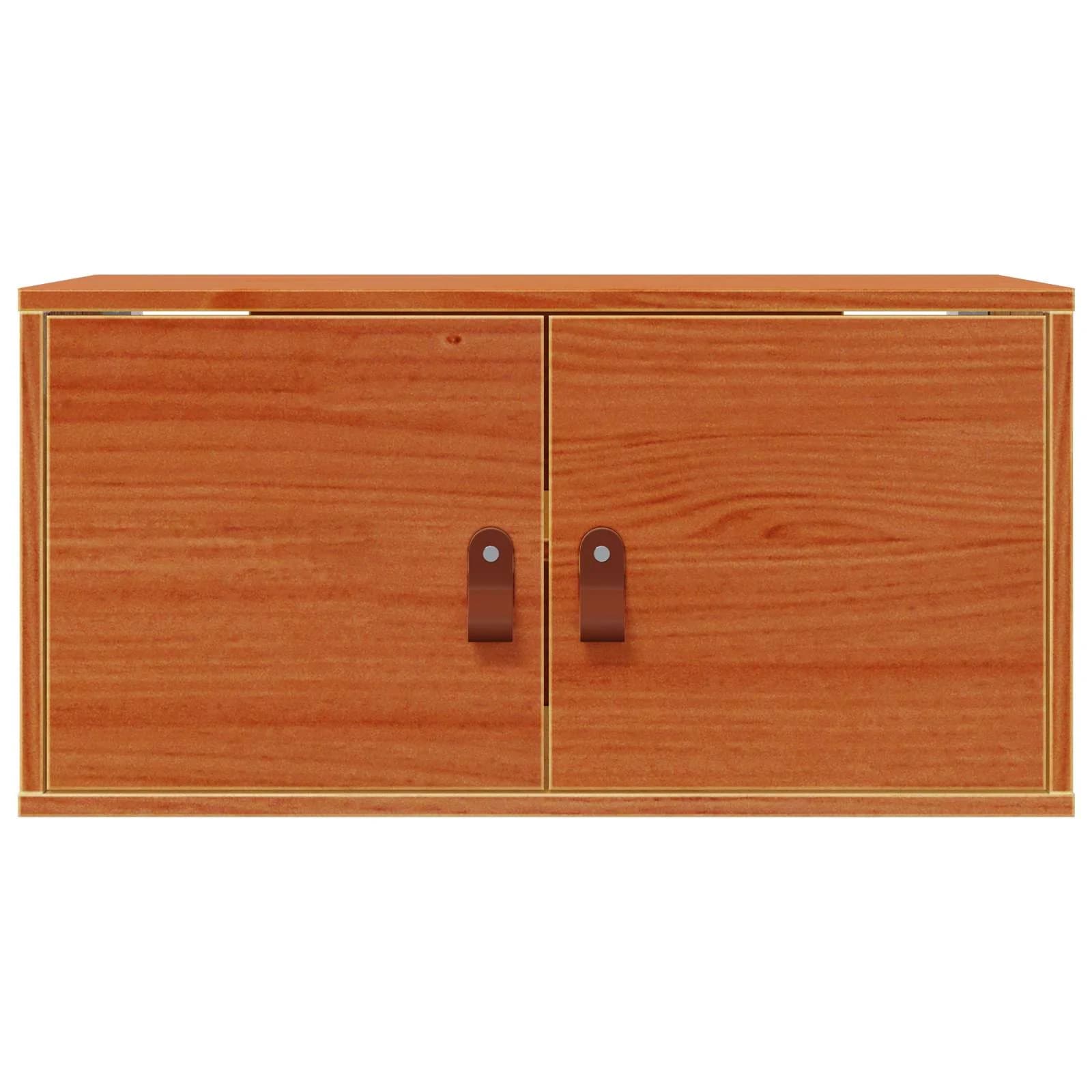 Omarica na steni s polico z vrati Voskast rjav 60 x 30 x 30 cm - slika 6