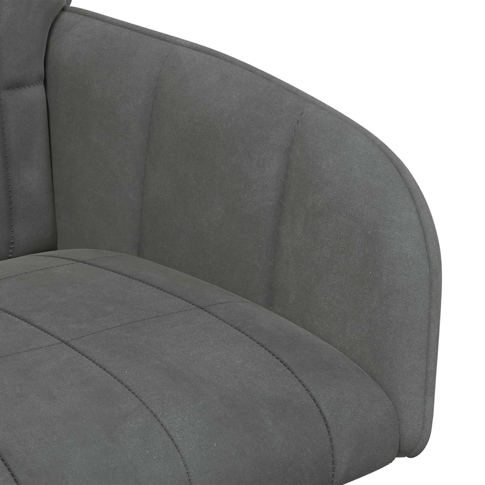 Jedilni stoli 2 kos Žamet Temno siva 57 x 50 x 85 cm - slika 6