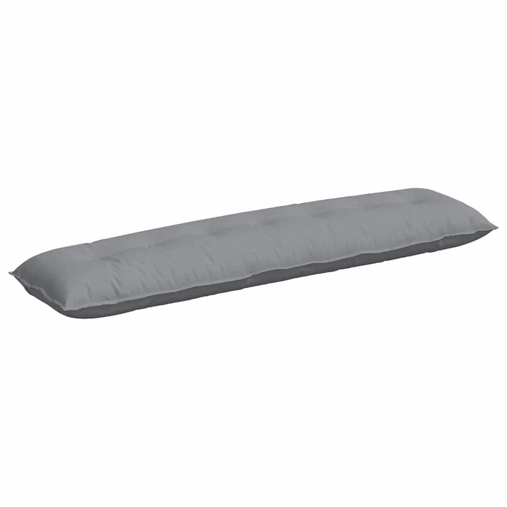 Poglavni vzglavnik Svetlo siva 200 x 19 x 50 cm blago - slika 2