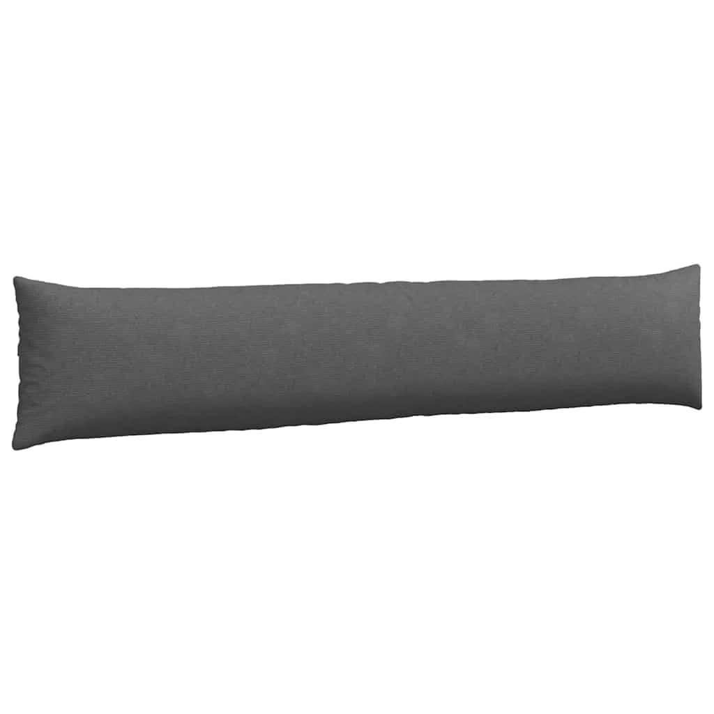 Blazine za kavč 2 pcs Temno siva 200 x 40 cm Žametna tkanina - slika 5