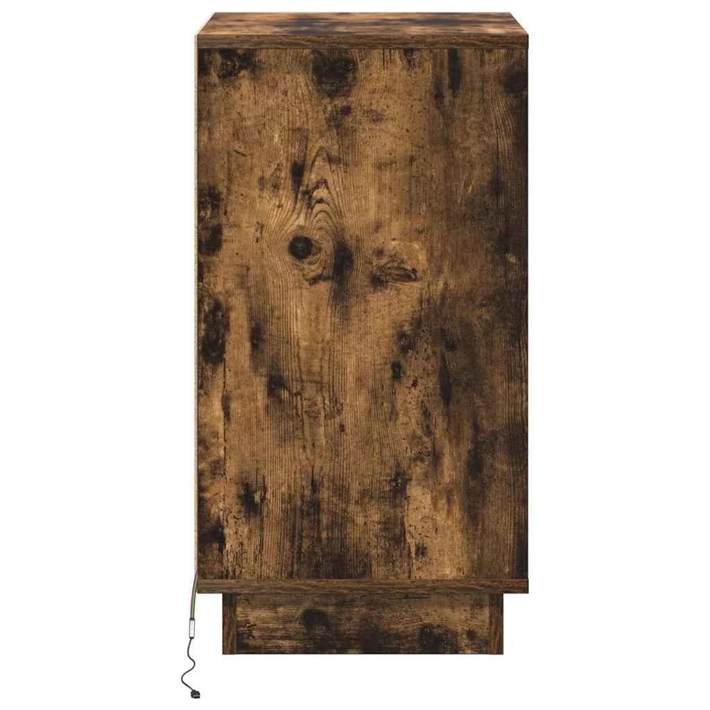 Nočna omarica Dimljeni oreh 39 x 34,5 x 65 cm Inženirski les - slika 8