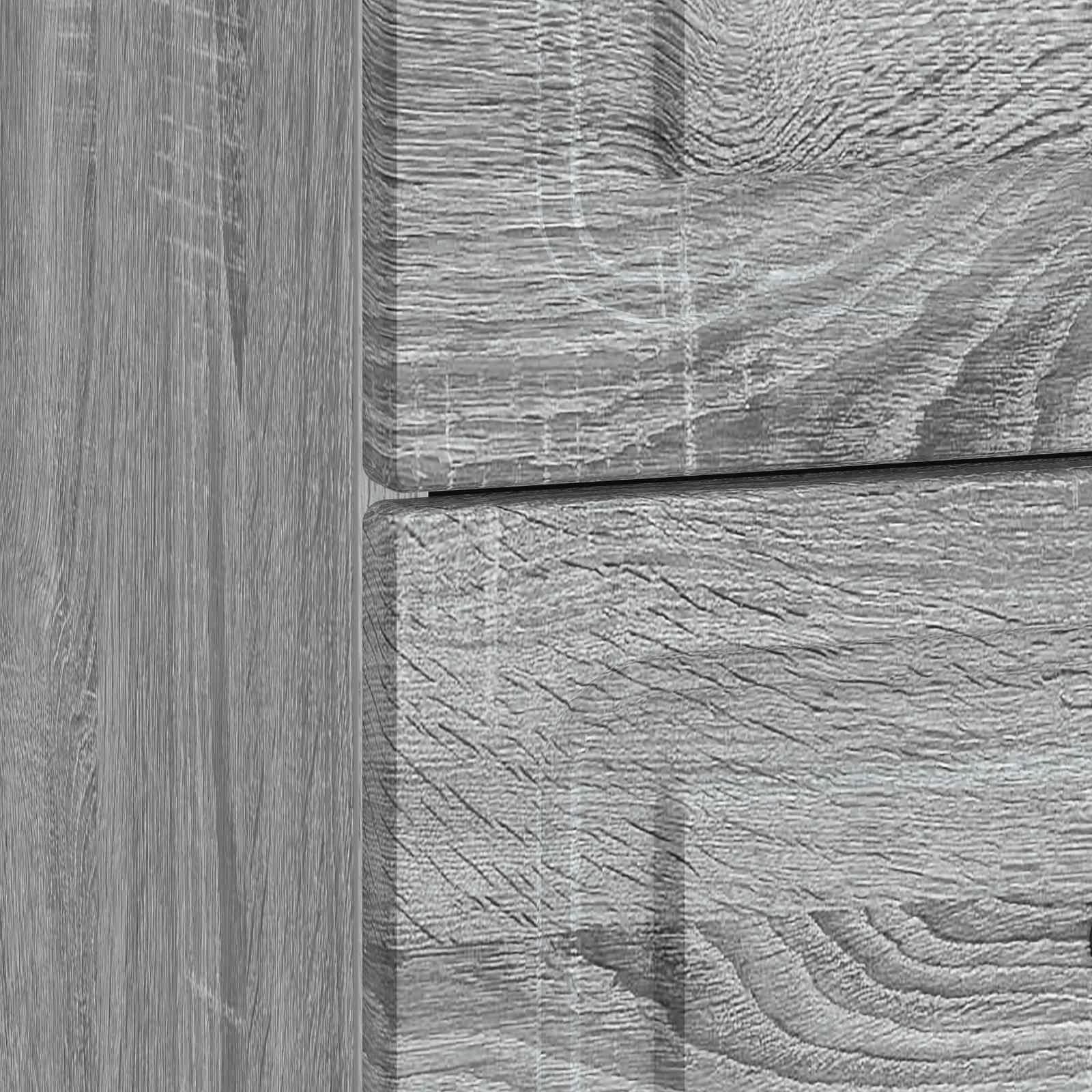Nočna omarica 2 kos Siva Sonoma 43 x 34,5 x 44,5 cm - slika 10