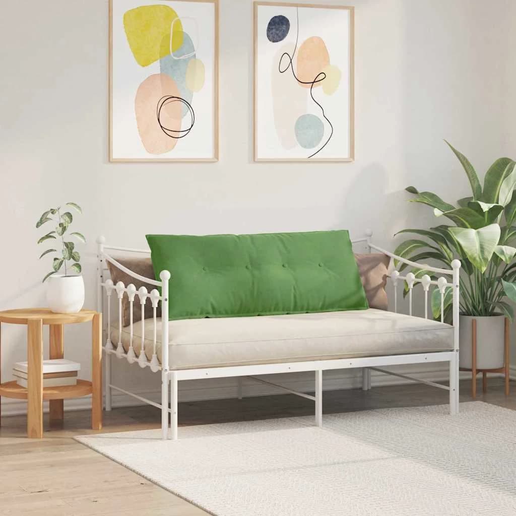 Poglavni vzglavnik Svetlo zelena 120 x 50 cm Žametna tkanina - slika 4