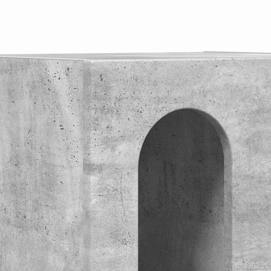 Nočna omarica ELST Betonsko siva 40 x 35 x 50 cm Inženirski les - slika 7