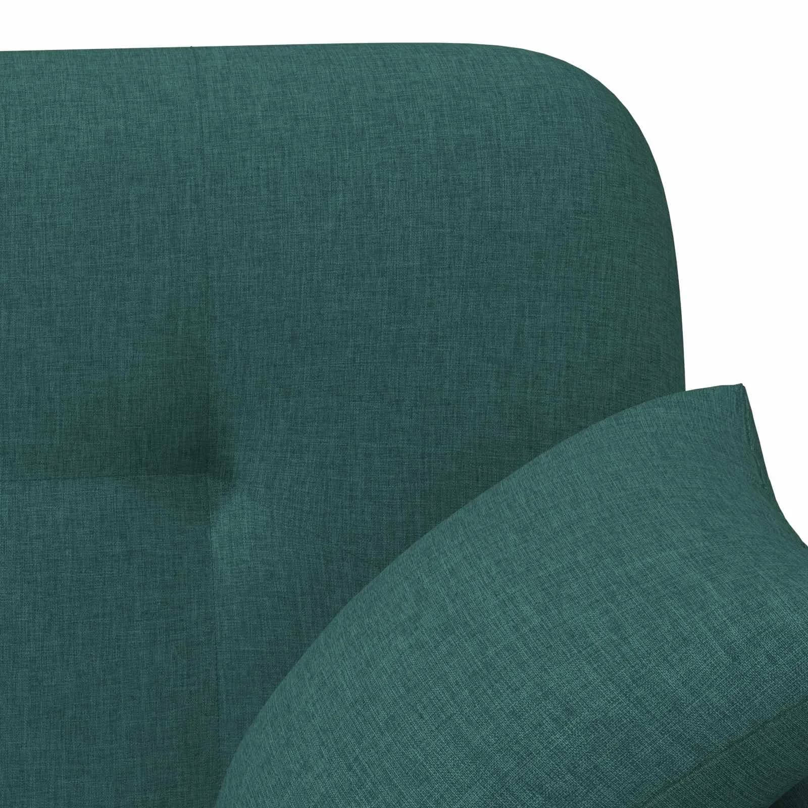 Dvojnica s gumbi Temno zelena 120 x 65 x 79 cm Blago - slika 7