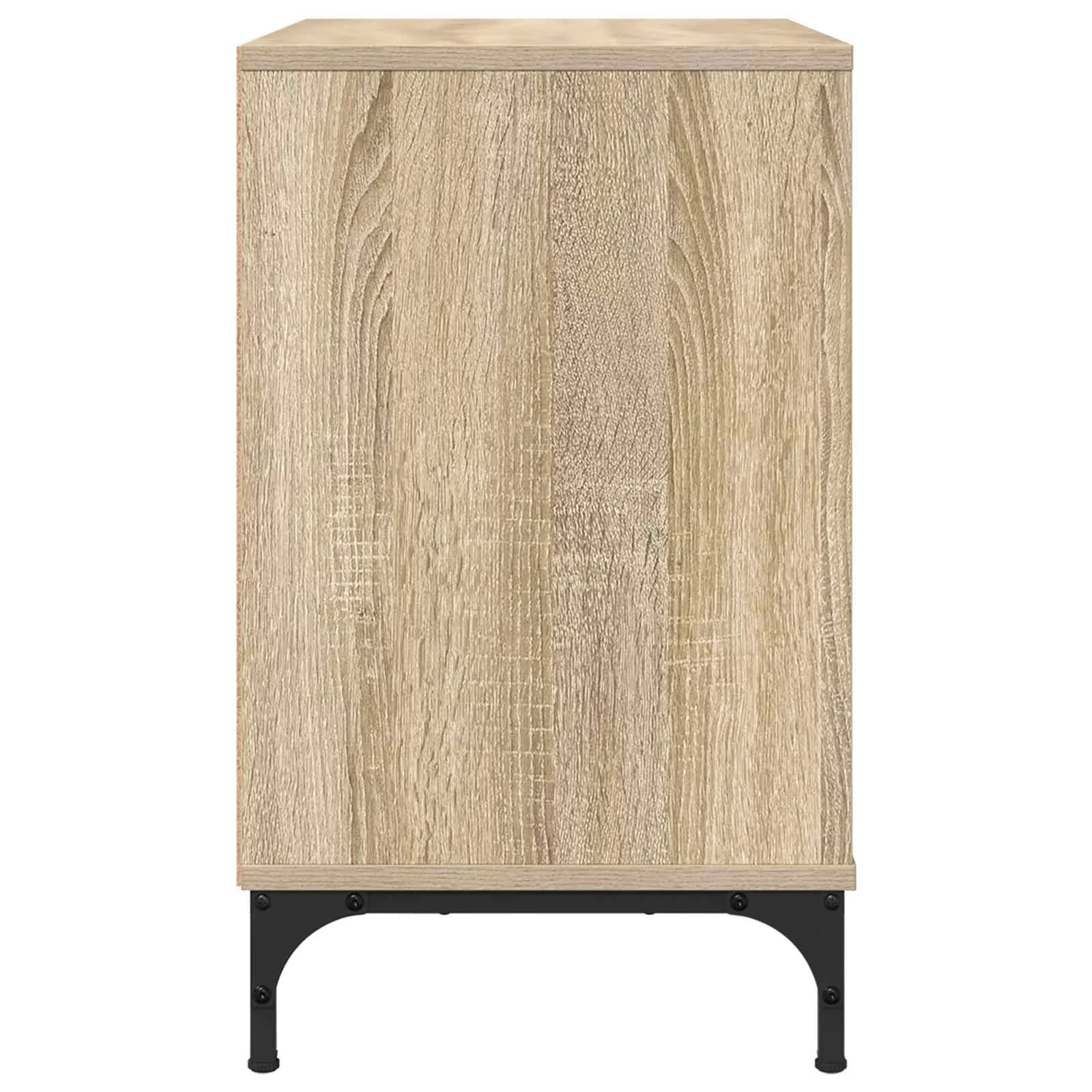 Nočna omarica sonoma hrast 63.5 x 36 x 61 cm Inženirski les - slika 7