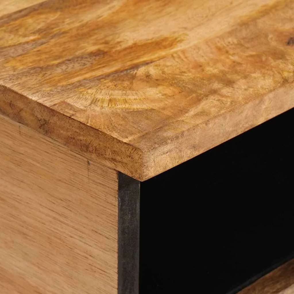 Klubska miza Umetni hrast 80 x 54 x 40 cm Masiven les manga - slika 6