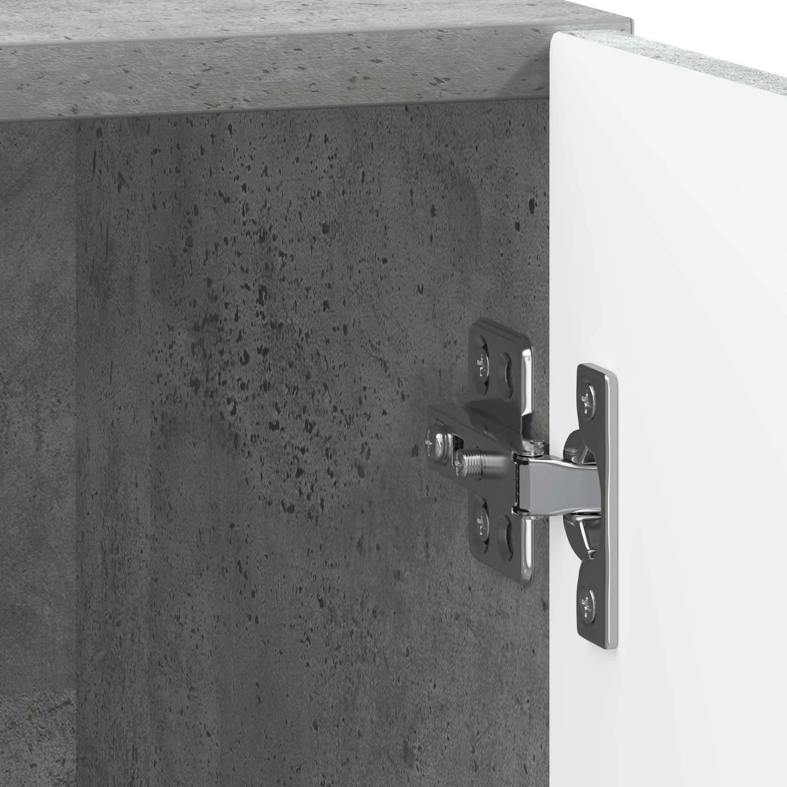 Nočna omarica 2 kos Betonsko siva 43 x 34,5 x 47 cm - slika 11
