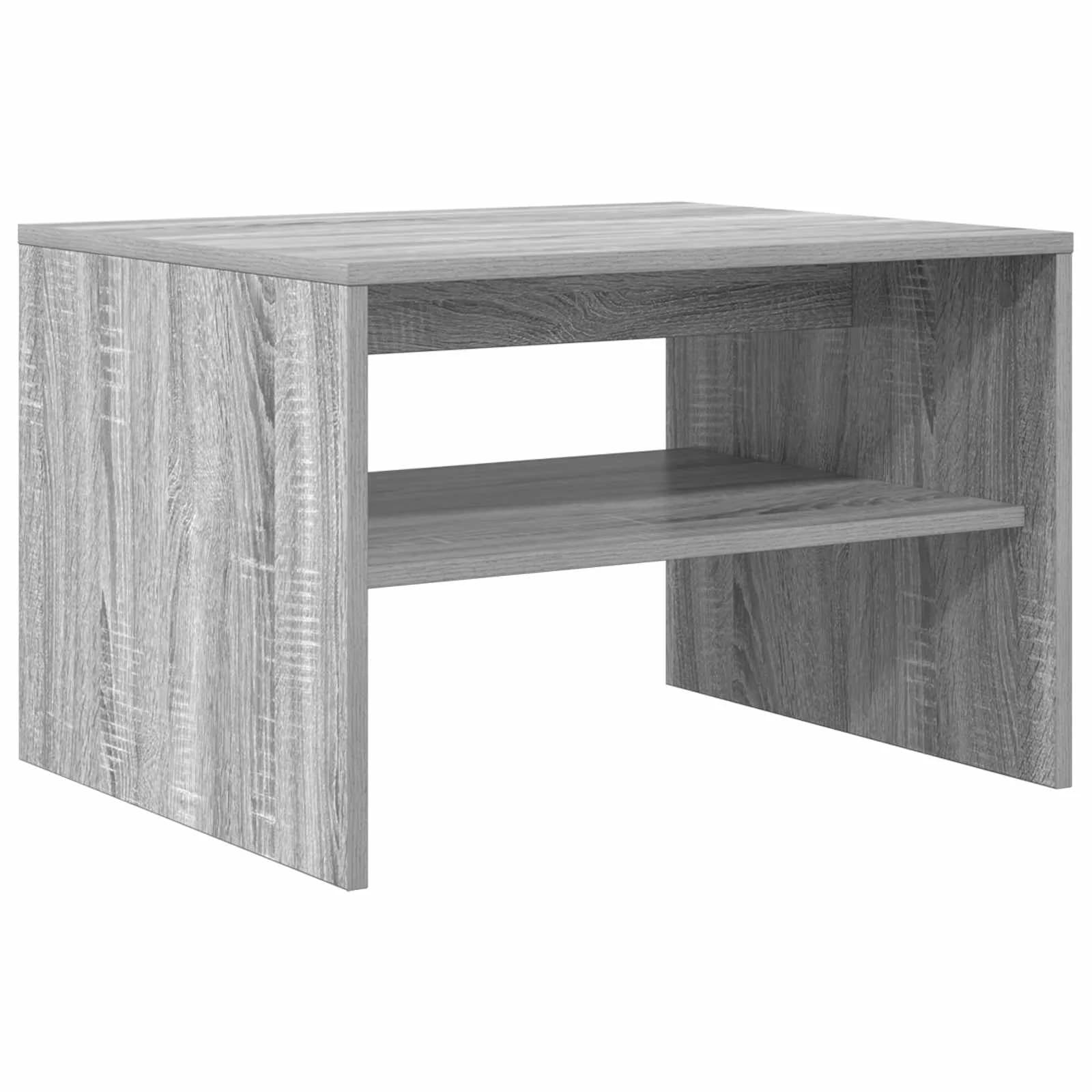 Klubska miza Siva Sonoma 60 x 50 x 40 cm Inženirski les - slika 2