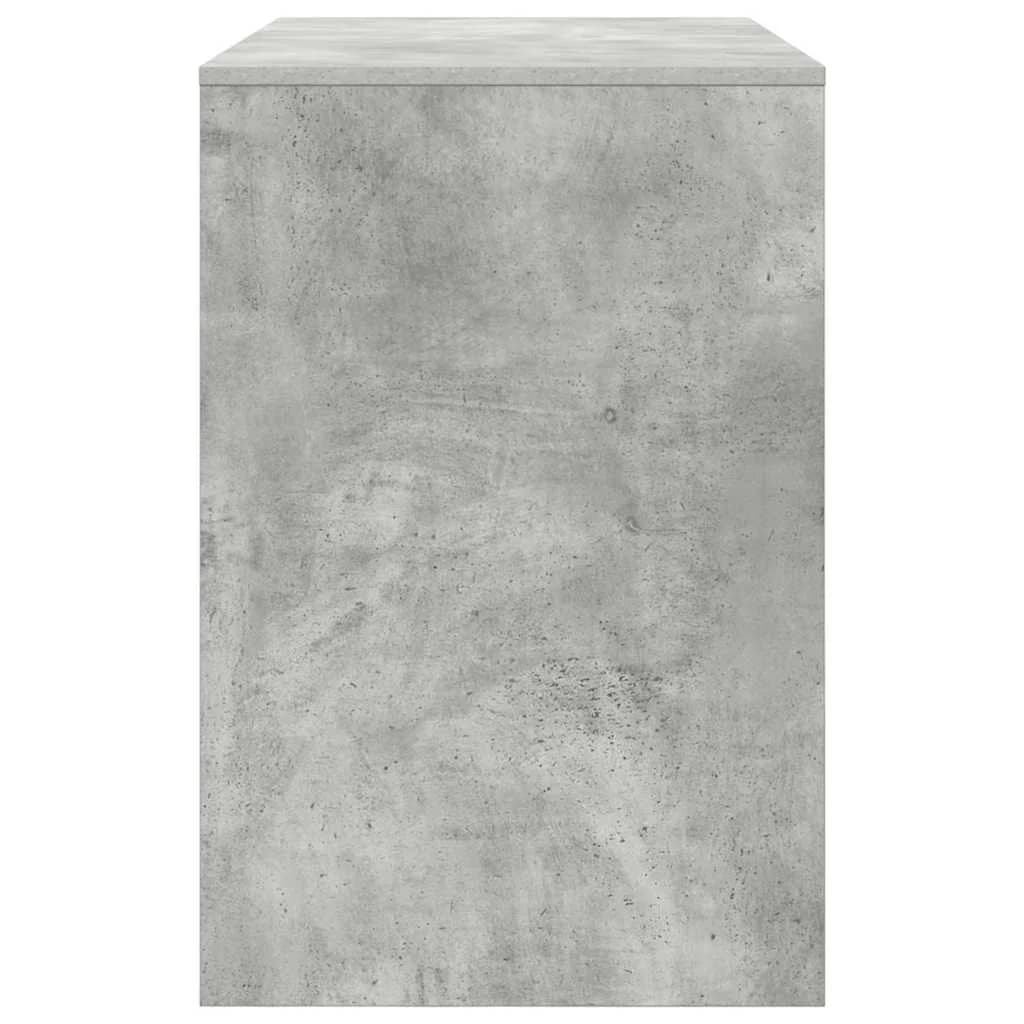 Miza Betonsko siva Inženirski les 102 x 50 x 75 cm - slika 6