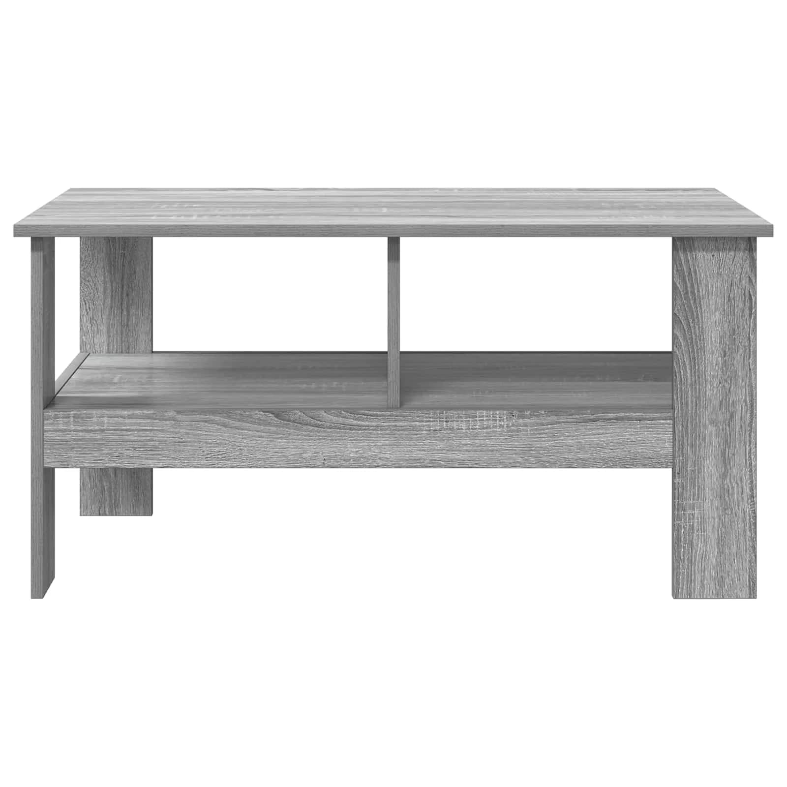 Klubska miza Siva Sonoma 90 x 50 x 45 cm Inženirski les - slika 5