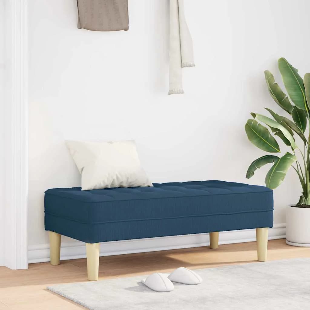 klop z blazino Modra 113 x 57 x 39 cm blago