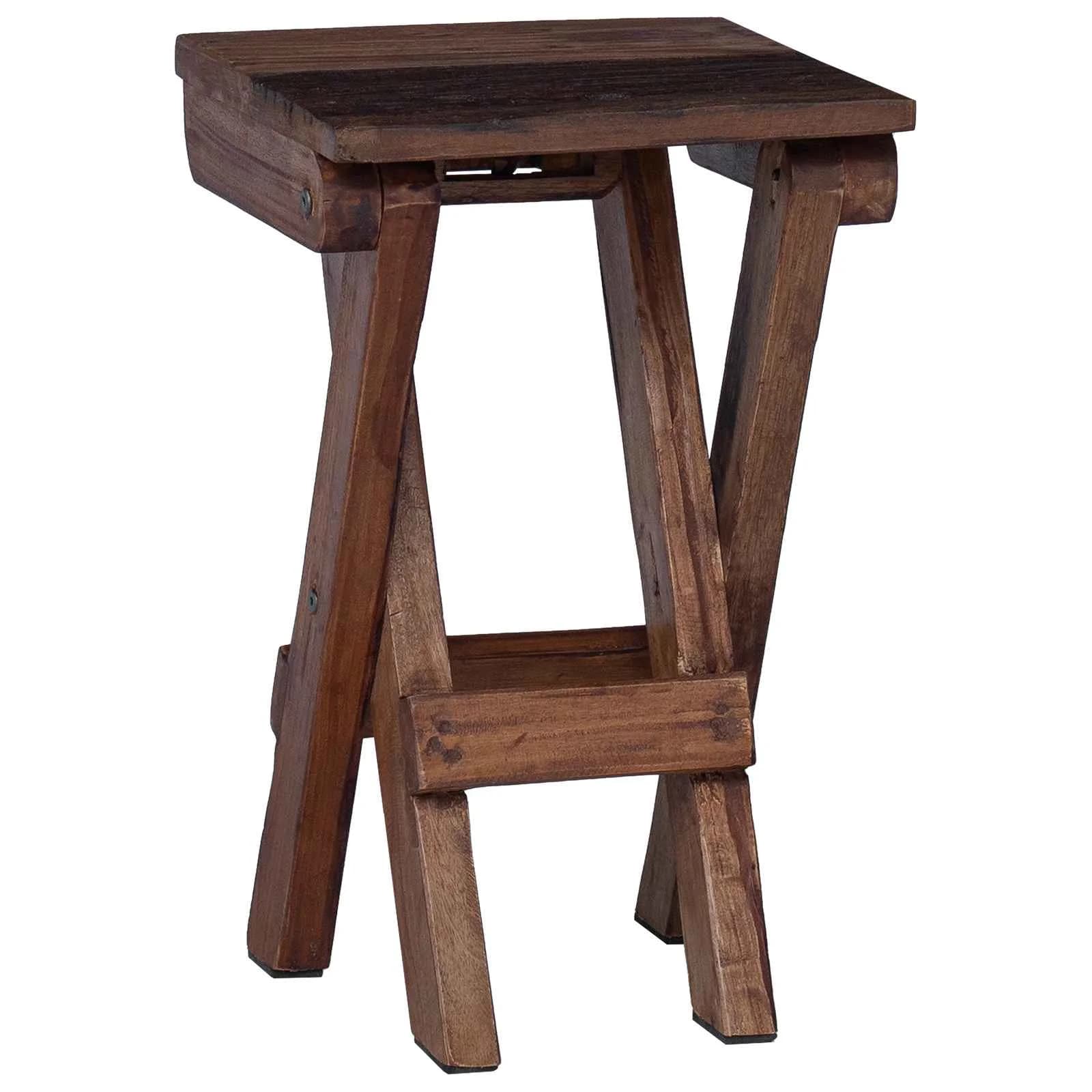 Stolica Naravna 30 x 30 x 48 cm Trden predelan les - slika 2