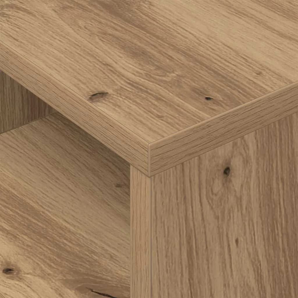 Stranska miza 2 kos Umetni hrast 30,5 x 30 x 45 cm - slika 9