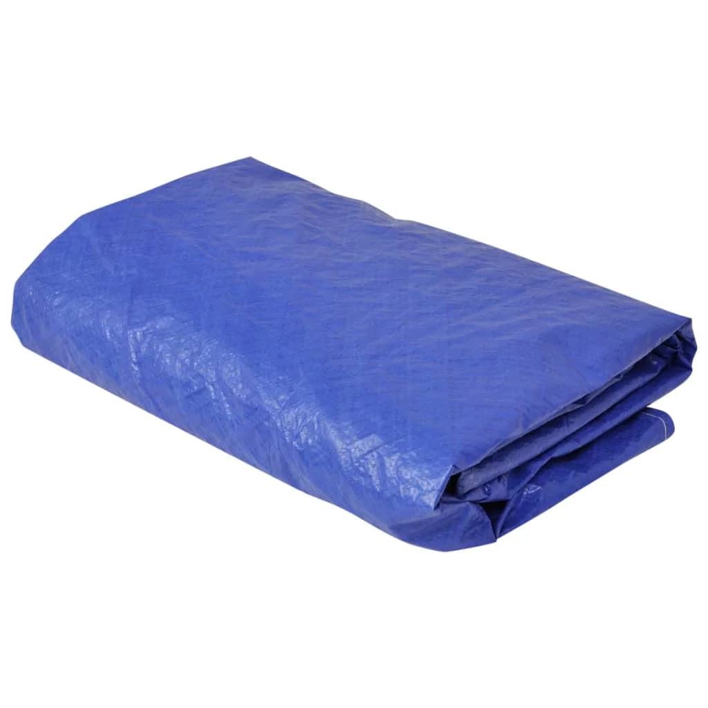Pokrivalo za bazen PE okroglo 2 kosa 540 cm 90 g/m² - slika 5
