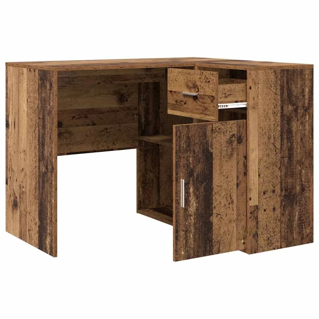 Kotniška miza s predalom Star les 102 x 88 x 75 cm - slika 7