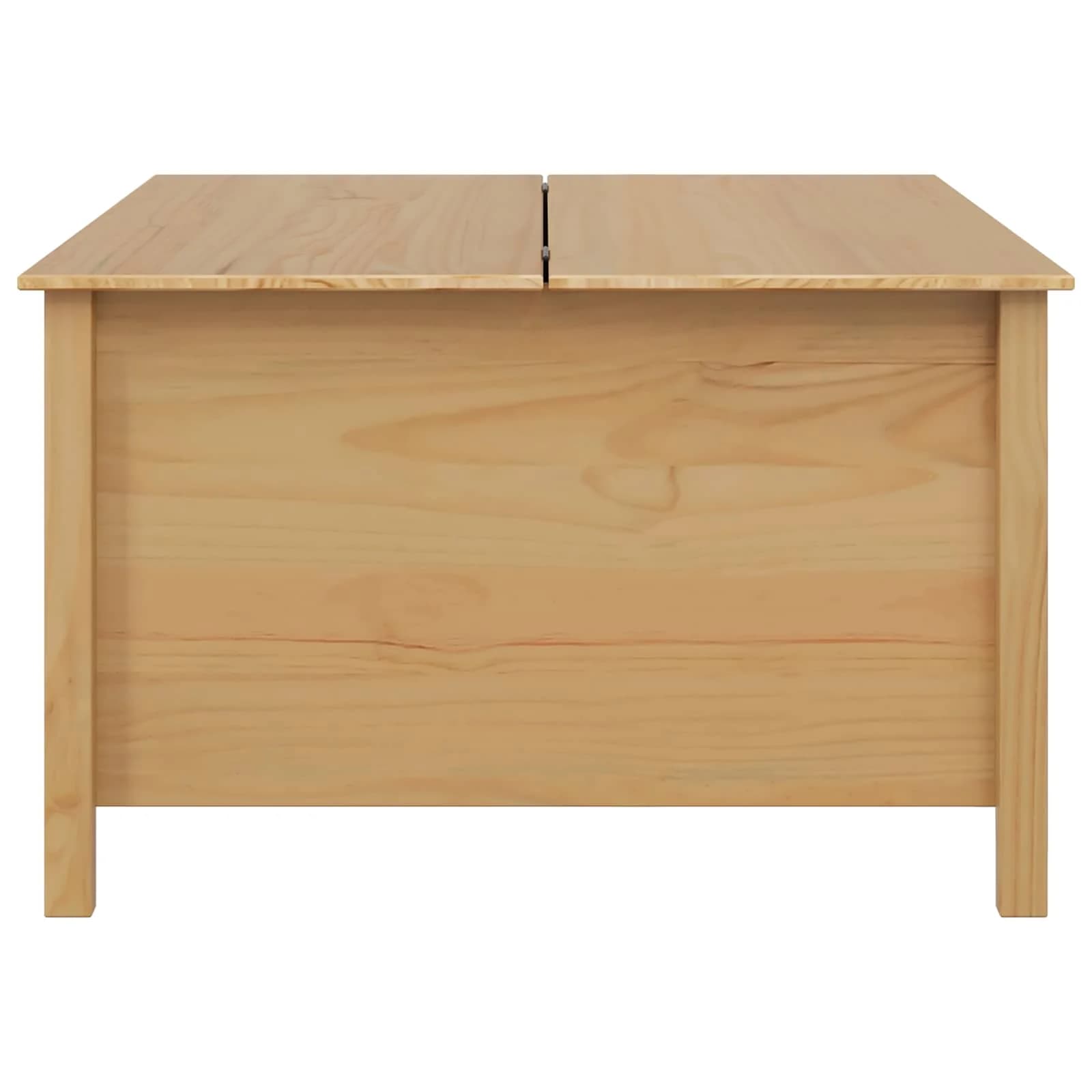 Klubska miza s predalom HILL Medeno rjava 79.5 x 79.5 x 49 cm - slika 7