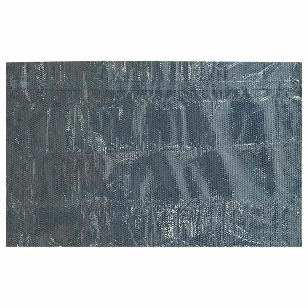 Plavajoča PE solarna folija za bazen 500x300 cm črna in modra - slika 4