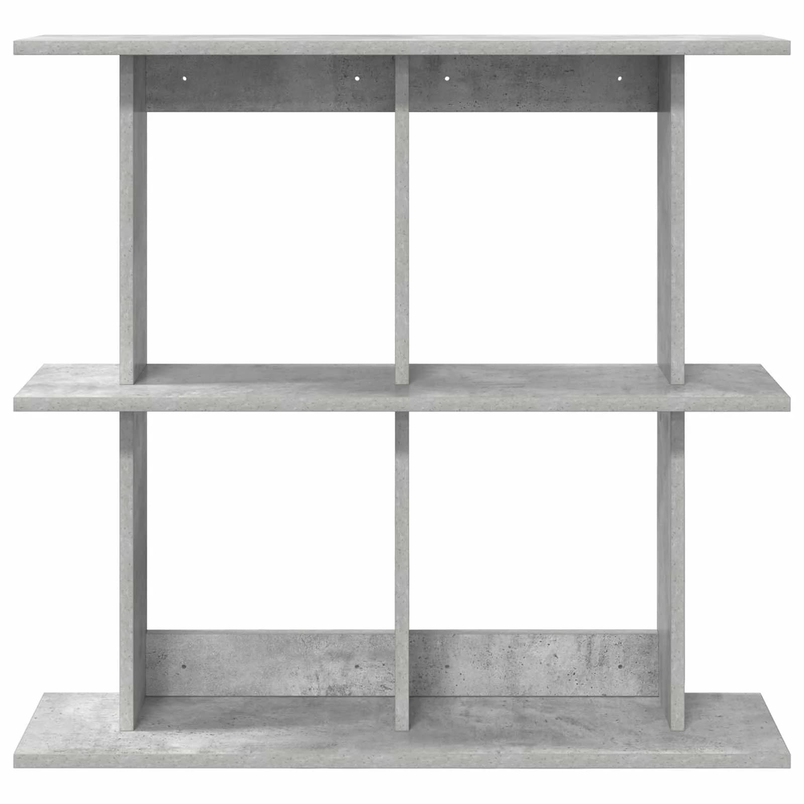 Stenska polica Montaža za steno Betonsko siva 100 x 20 x 75 cm - slika 4