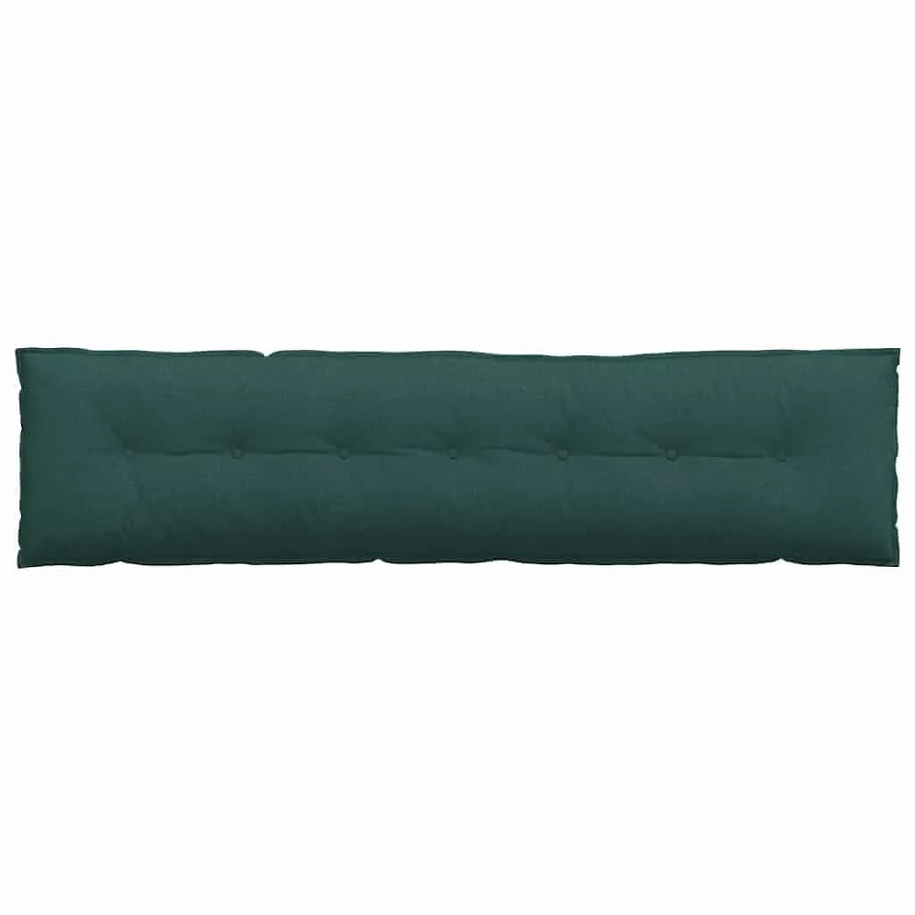 Poglavni vzglavnik Temno zelena 200 x 19 x 50 cm blago - slika 6