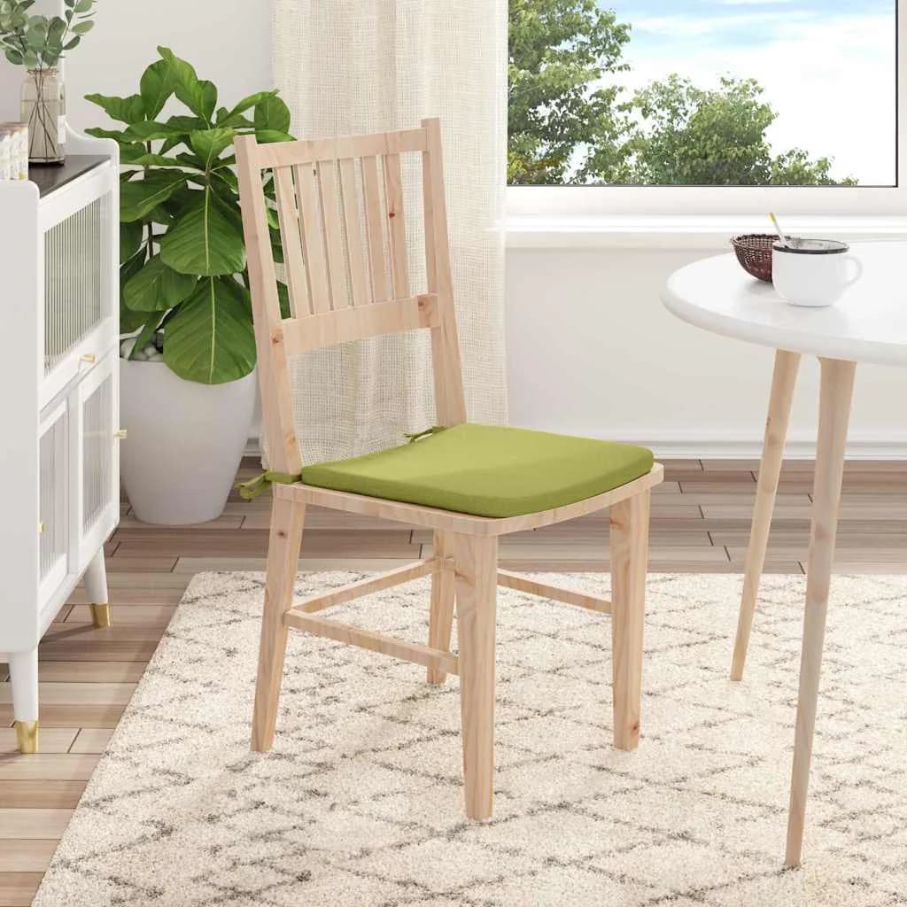 Sedežne blazine 4 pcs Svetlo zelena 40 x 40 x 3 cm blago - slika 4