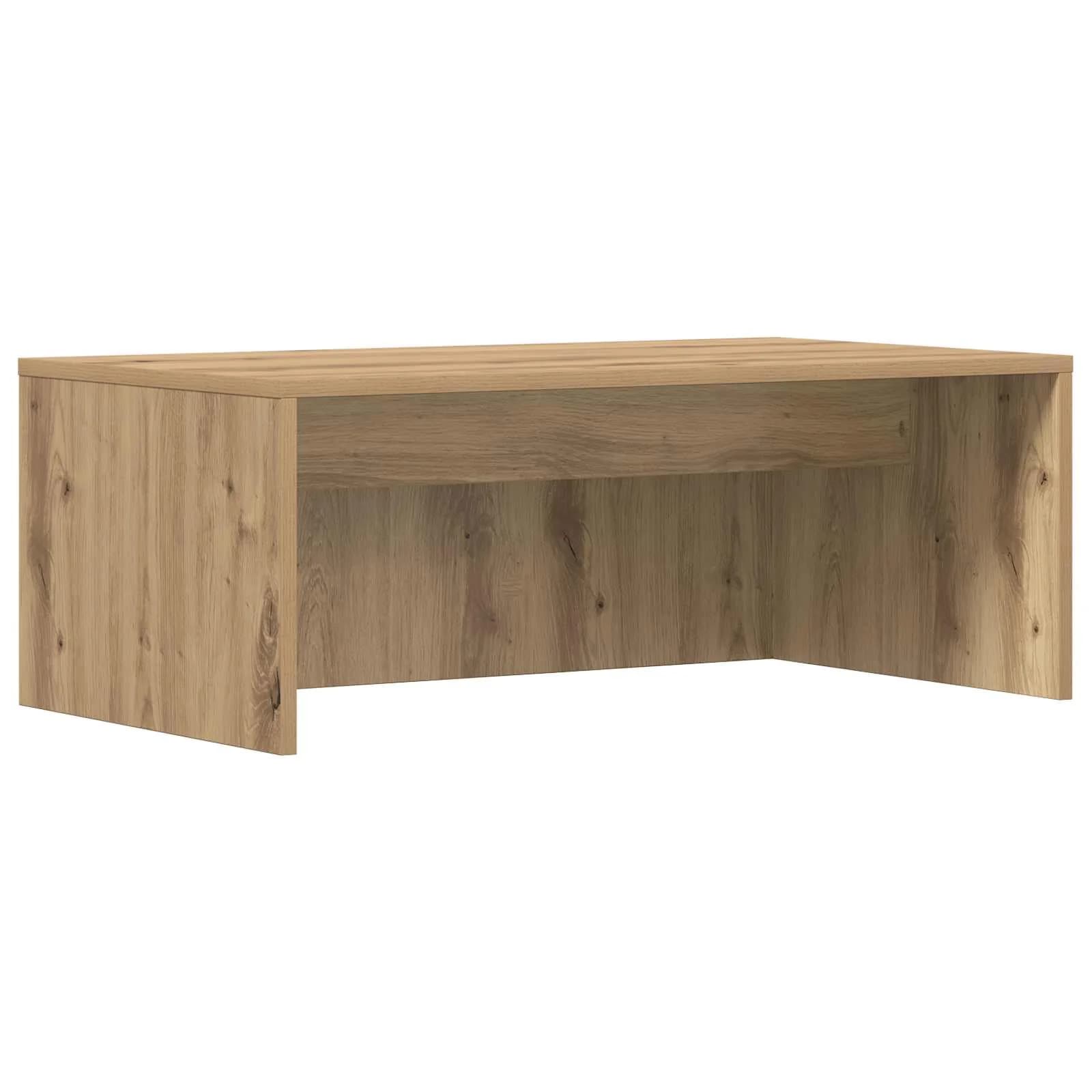 Stenska miza Umetni hrast Inženirski les 80 x 45 x 30 cm - slika 2