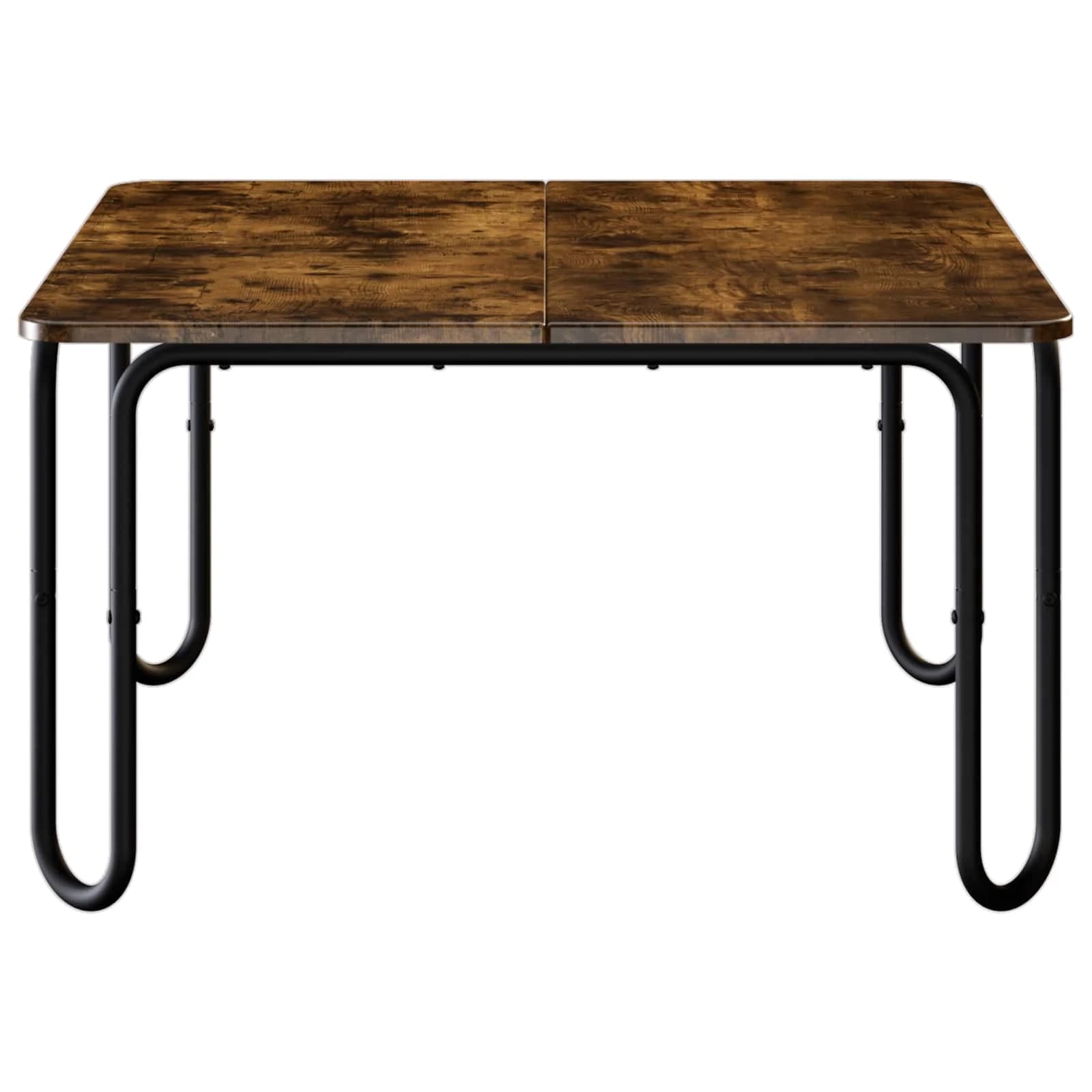 Klubska miza Dimljen hrast 100 x 100 x 45 cm Inženirski les - slika 3