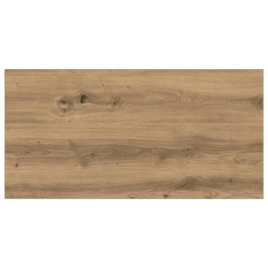 Polica za knjige 3 nivojev 4 kos 80 x 40 x 1,5 cm Rjava - slika 8