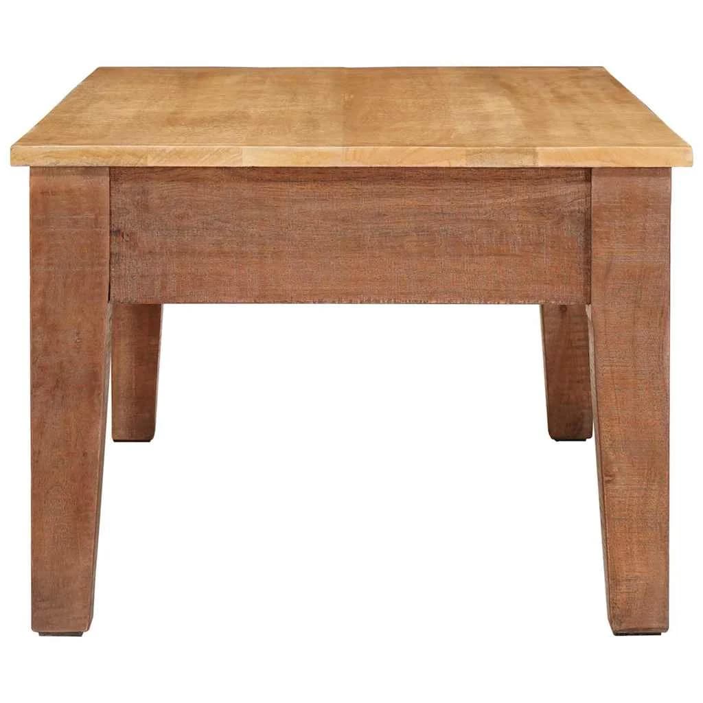 Klubska miza Rjava 110 x 55 x 40 cm Masiven les manga - slika 6