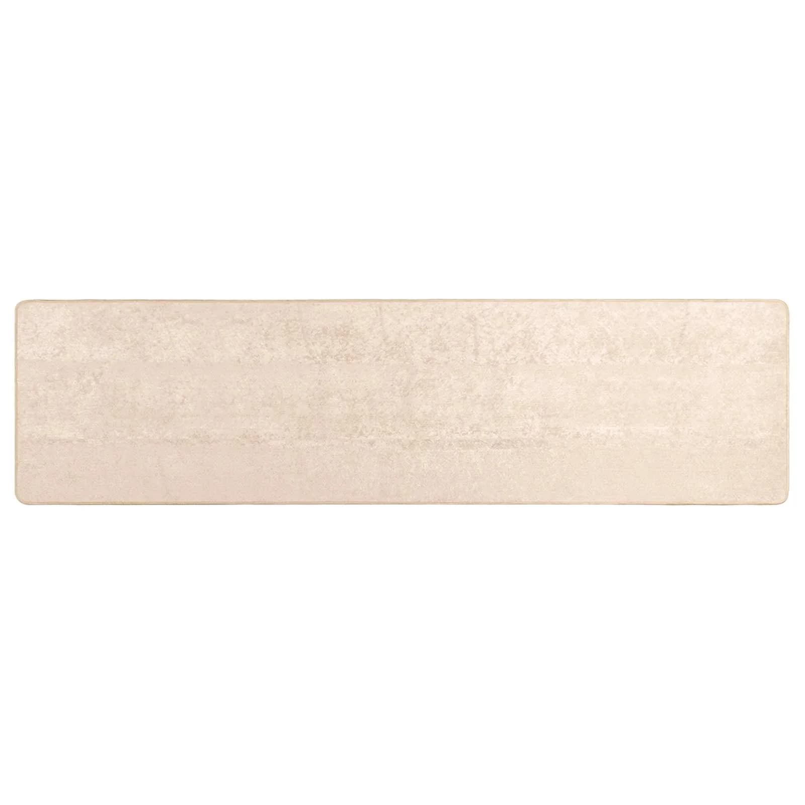 Preproga runner MARSA krema 100 x 350 cm Poliester in PVC - slika 2