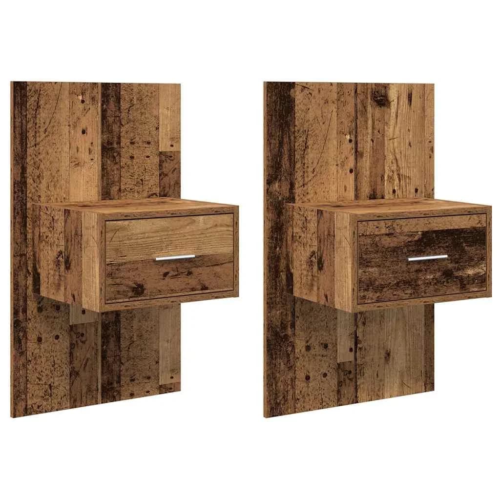 Nočna omarica 2 kos Star les 50 x 32,5 x 80 cm Inženirski les - slika 2