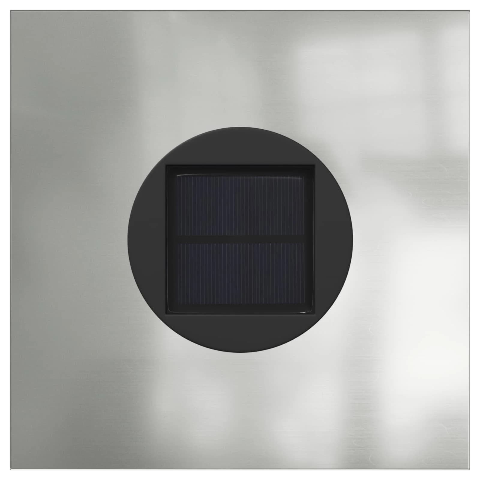 Solarno LED svetilo za pot 2 kos Toplo bela 18 x 18 x 80 cm - slika 7