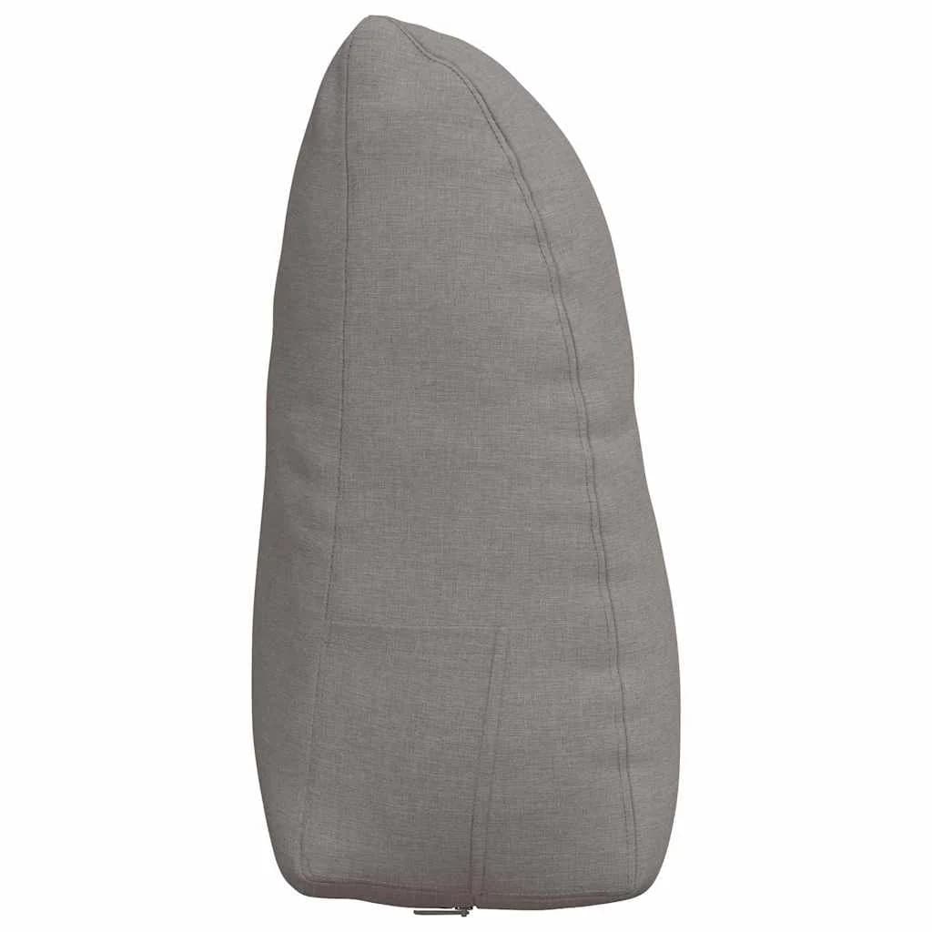 Poglavni vzglavnik Taupe 60 x 24 x 50 cm blago - slika 7