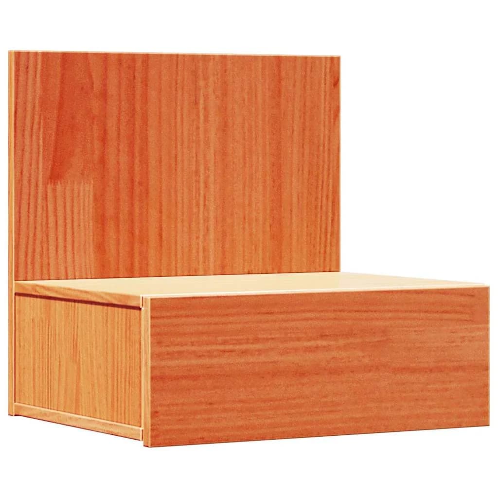Nočna omarica 2 kos Voskast rjav 42 x 32,5 x 40 cm - slika 5
