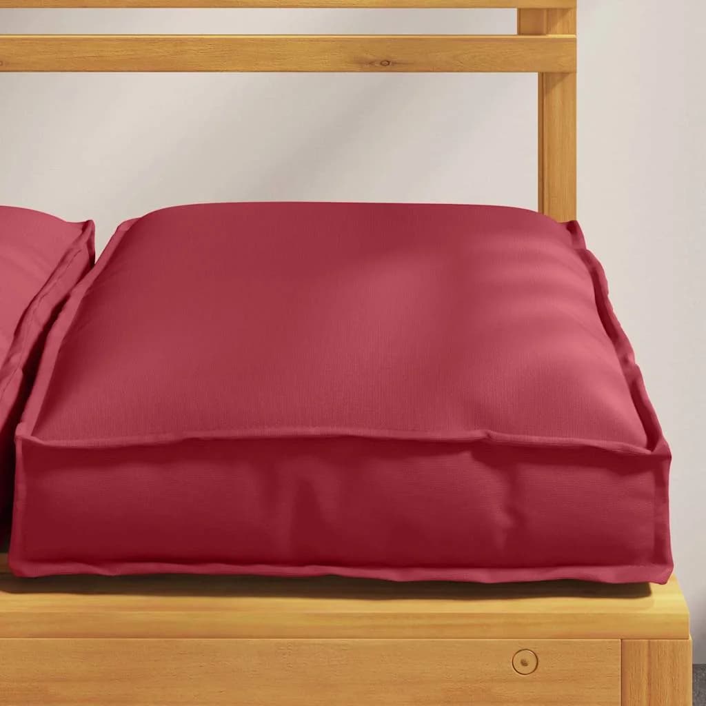 Blazina 2 kos Oxford tkanina Vinorodna rdeča 40 x 40 x 8 cm - slika 4