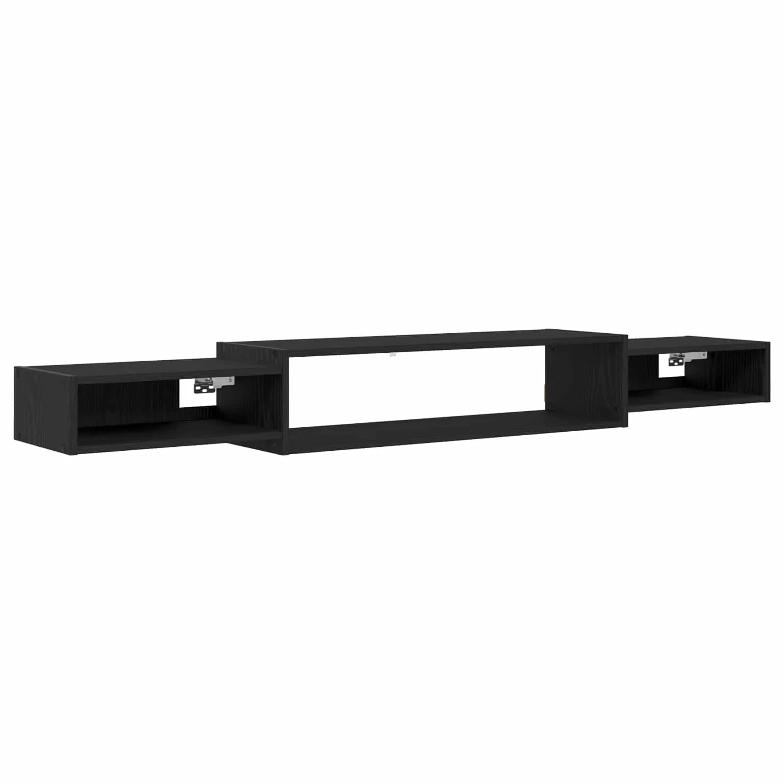Stenska TV omarica Montaža za steno Črni hrast 180 x 28 x 21 cm - slika 2