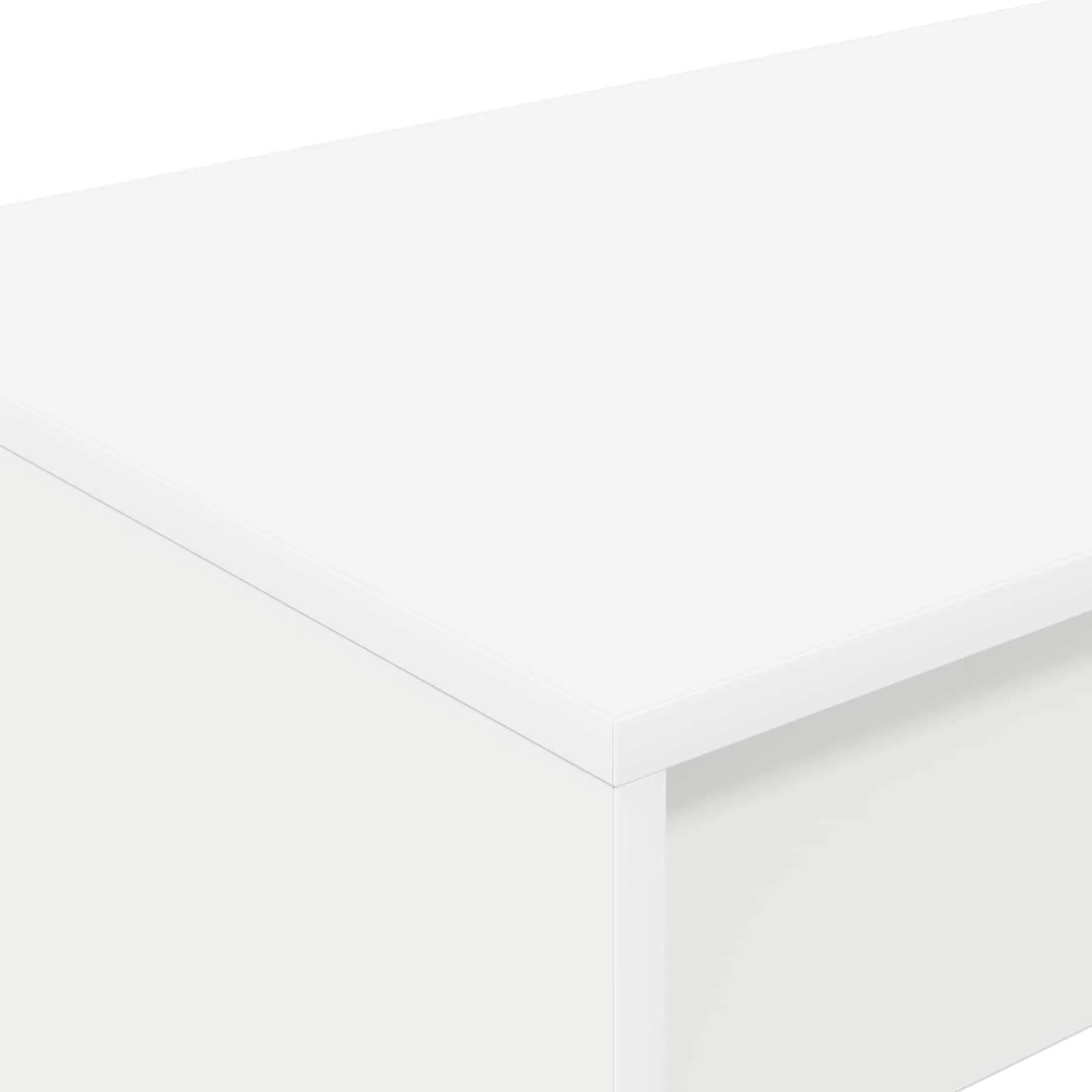 Posteljski pisalni miza Bela Inženirski les 100 x 45 x 75 cm - slika 6