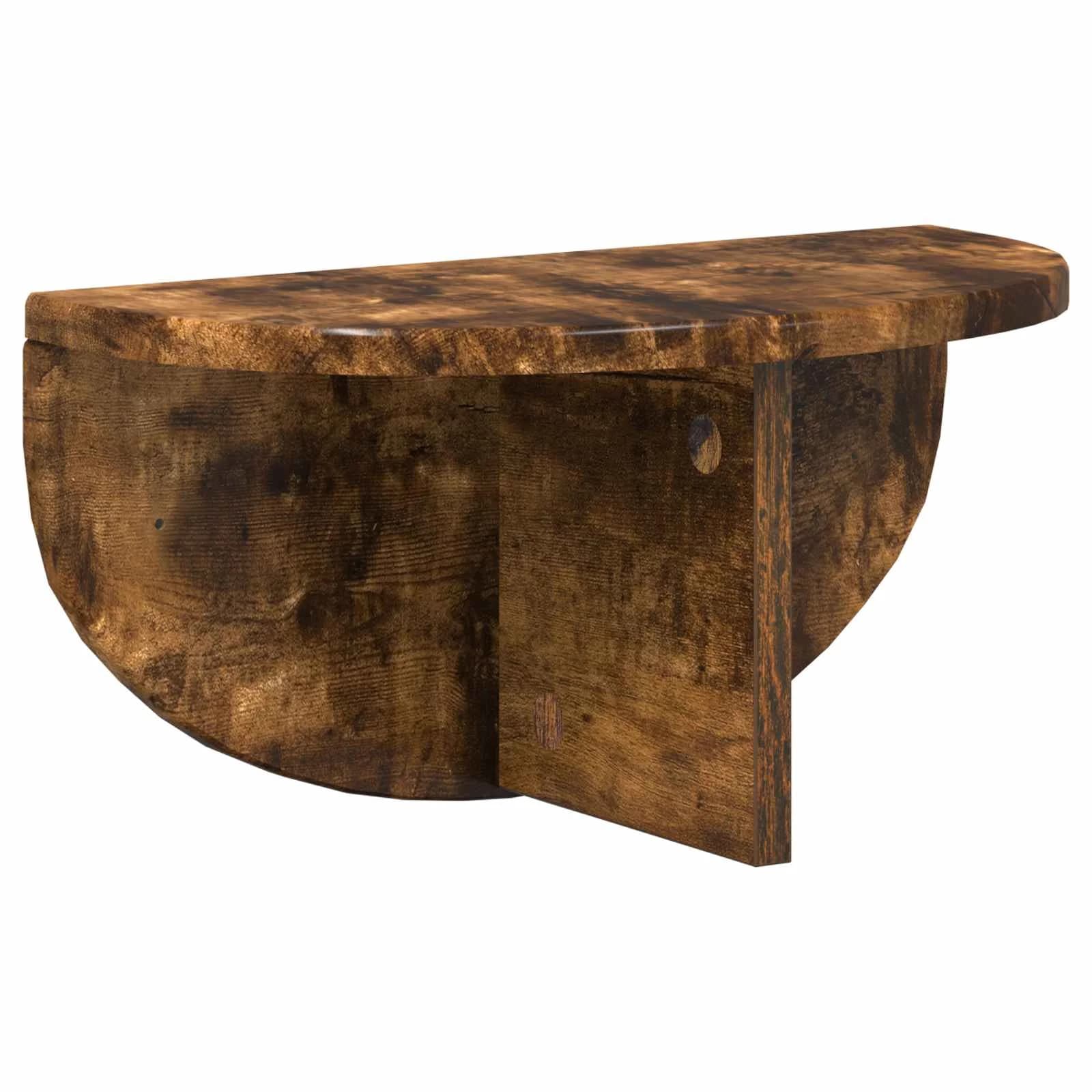 Stenska polica Montaža za steno Dimljeni oreh 38 x 19 x 19 cm - slika 2