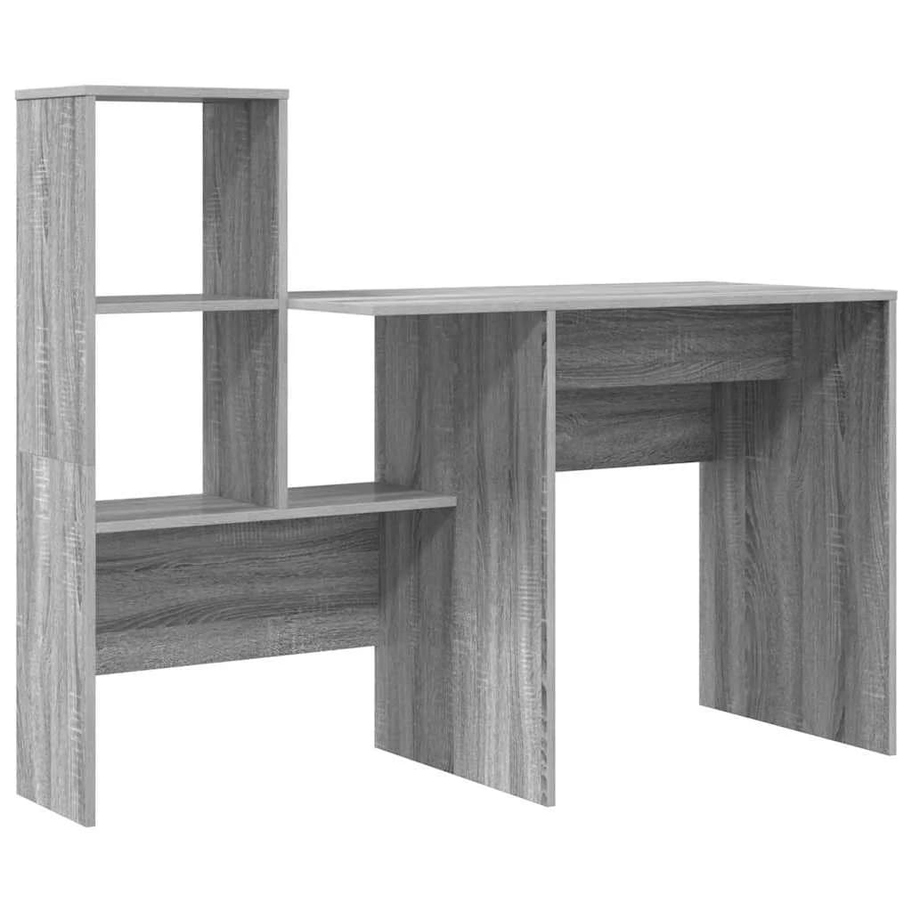 Miza Siva Sonoma Inženirski les 131,5 x 50 x 106,5 cm - slika 2