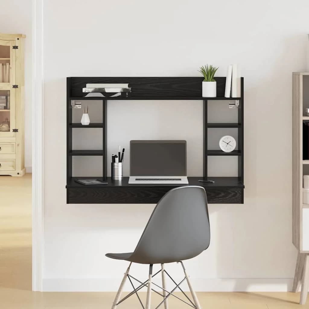 Stenska miza Črni hrast Inženirski les 105 x 48 x 75 cm