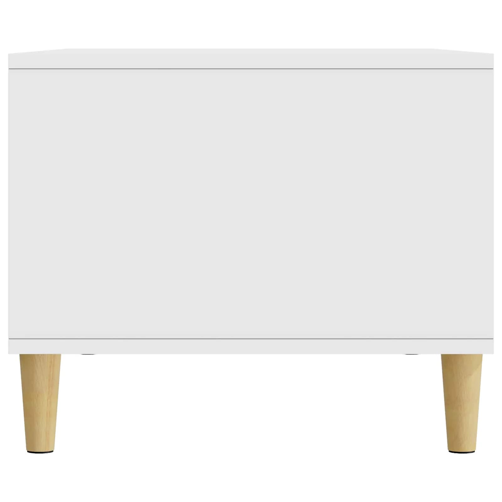 Klubska miza Bela 90 x 50 x 40 cm Inženirski les - slika 6