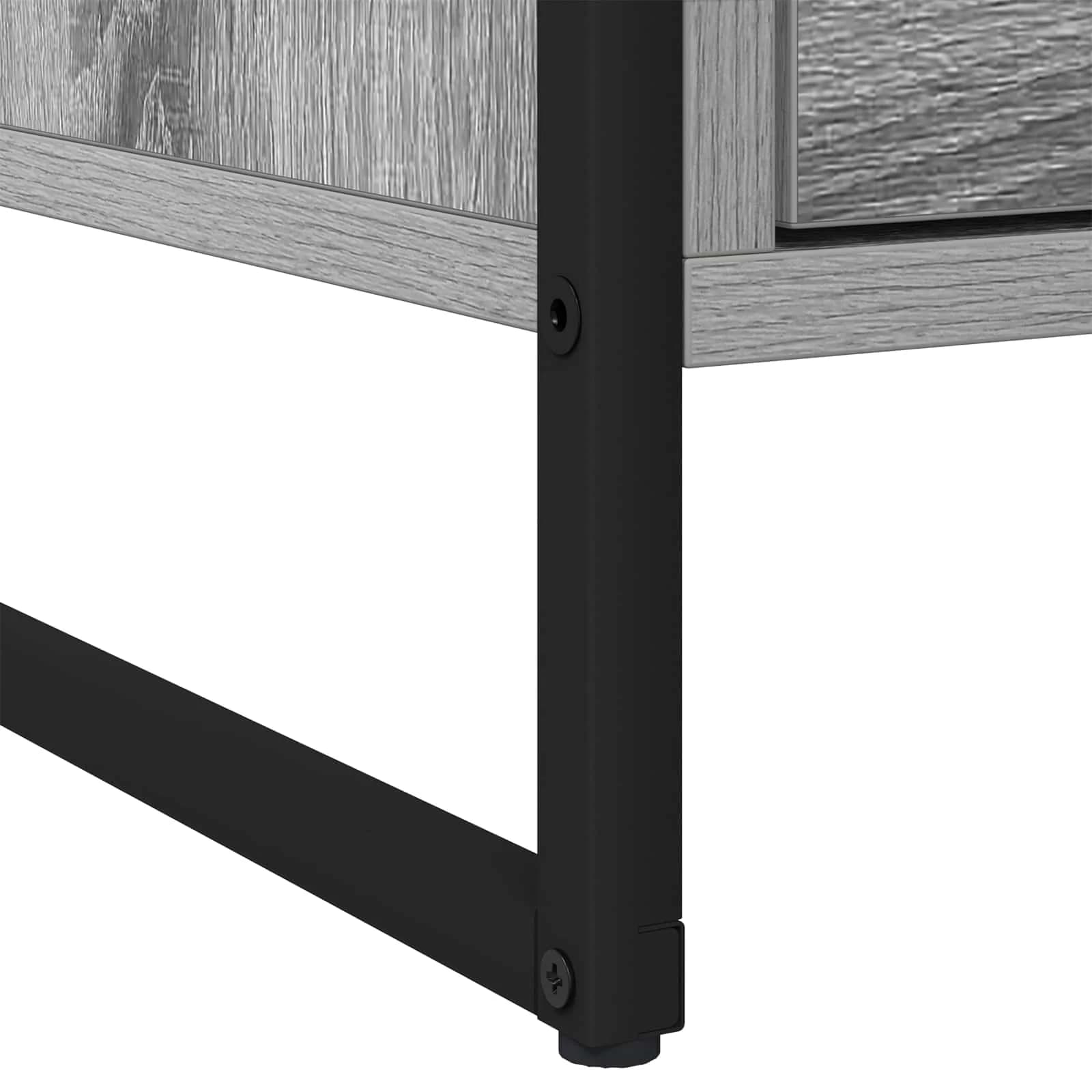 Nočna omarica 2 kos Siva Sonoma 50 x 39.5 x 50 cm - slika 10