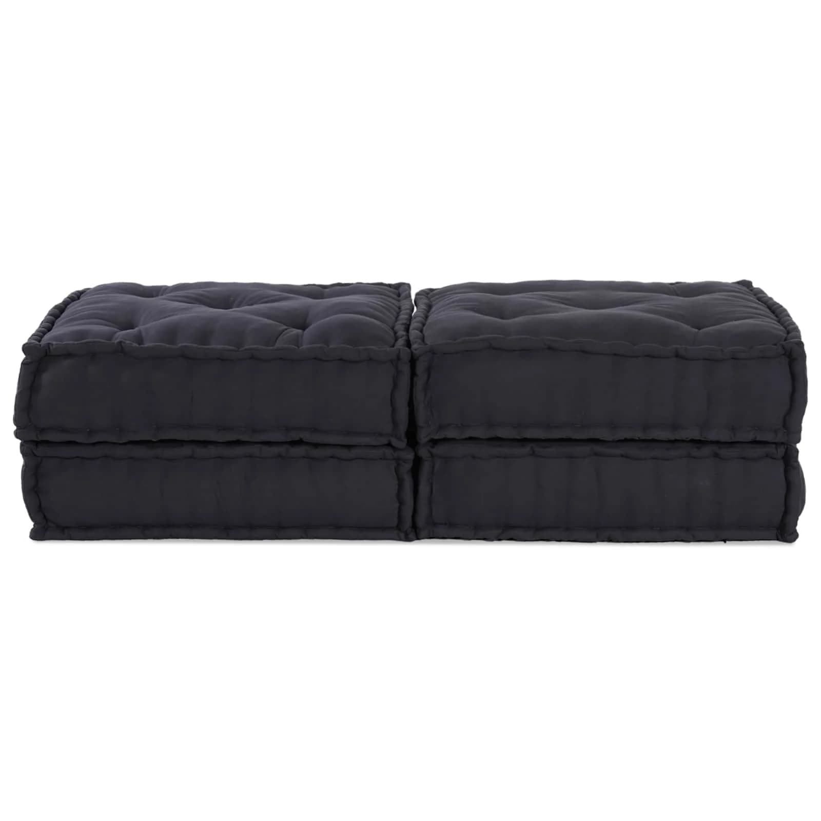 Modularna sedežna enota 2 kos Blago Antracit 140 x 70 x 36 cm - slika 2